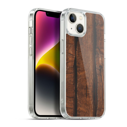 PLdesign Wood And Rust Prints Rustic Brown Old Wood Soft Gel Case for Apple iPhone 14 Plus & MagSafe