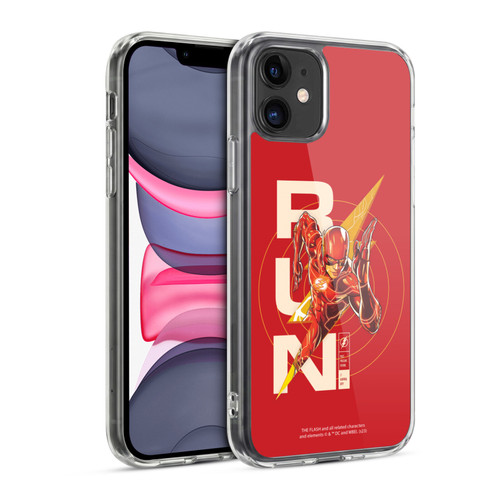 The Flash 2023 Graphics Barry Allen Run Soft Gel Case for Apple iPhone 11