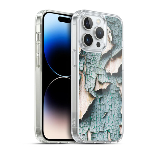 PLdesign Wood And Rust Prints Rustic Old Peeling Apart Soft Gel Case for Apple iPhone 14 Pro & MagSafe