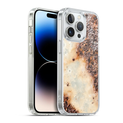 PLdesign Wood And Rust Prints Rusty Metal Texture Soft Gel Case for Apple iPhone 14 Pro & MagSafe