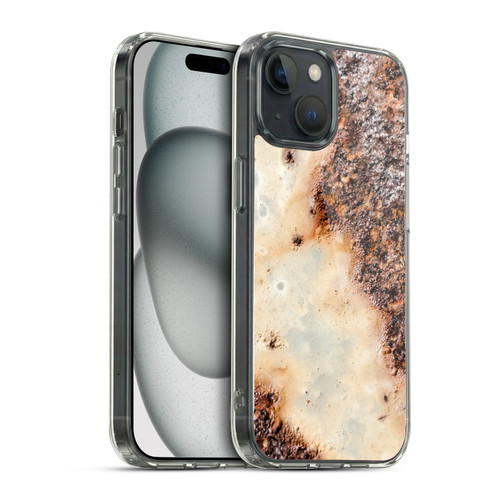 PLdesign Wood And Rust Prints Rusty Metal Texture Soft Gel Case for Apple iPhone 15 & MagSafe