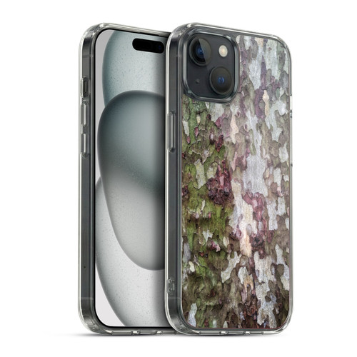 PLdesign Wood And Rust Prints Camouflage Bark Soft Gel Case for Apple iPhone 15 Plus & MagSafe