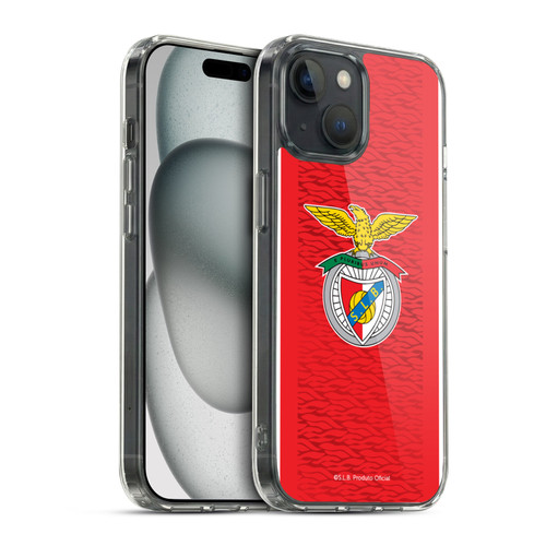 S.L. Benfica 2021/22 Crest Kit Home Soft Gel Case for Apple iPhone 15 & MagSafe