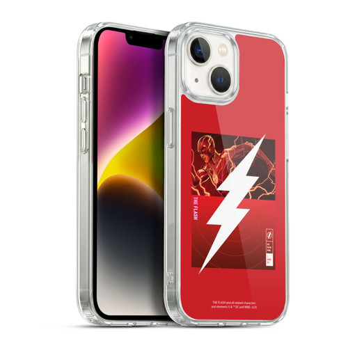 The Flash 2023 Graphics Barry Allen Logo Soft Gel Case for Apple iPhone 14