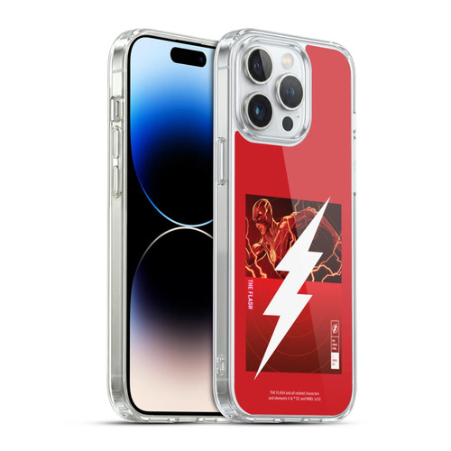 The Flash 2023 Graphics Barry Allen Logo Soft Gel Case for Apple iPhone 14 Pro Max & MagSafe
