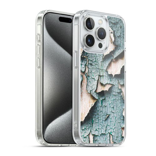 PLdesign Wood And Rust Prints Rustic Old Peeling Apart Soft Gel Case for Apple iPhone 15 Pro & MagSafe