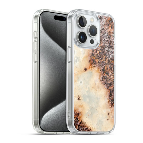 PLdesign Wood And Rust Prints Rusty Metal Texture Soft Gel Case for Apple iPhone 15 Pro & MagSafe