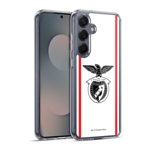 S.L. Benfica 2021/22 Crest Kit Away Soft Gel Case for Samsung Galaxy S25+ & MagSafe