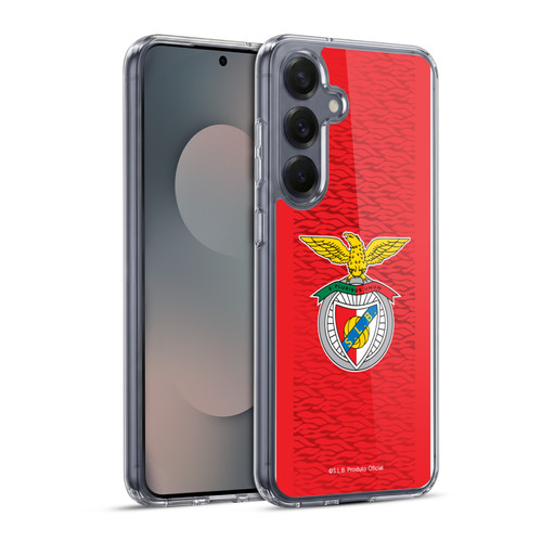 S.L. Benfica 2021/22 Crest Kit Home Soft Gel Case for Samsung Galaxy S25+ & MagSafe