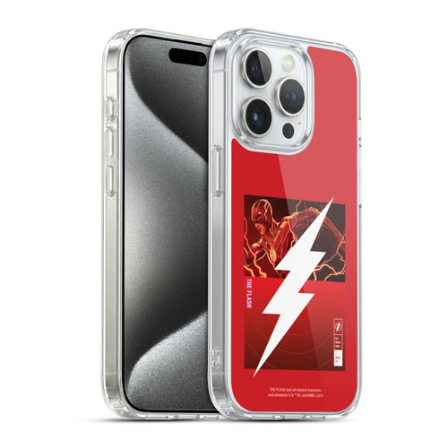 The Flash 2023 Graphics Barry Allen Logo Soft Gel Case for Apple iPhone 15 Pro & MagSafe