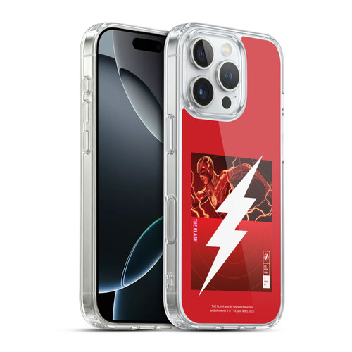 The Flash 2023 Graphics Barry Allen Logo Soft Gel Case for Apple iPhone 16 Pro & MagSafe
