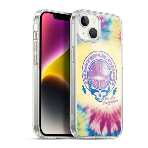 Grateful Dead Graphics Logo Tie Dye Soft Gel Case for Apple iPhone 14 Plus & MagSafe