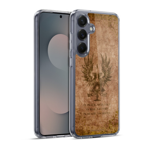 EA Bioware Dragon Age Heraldry Grey Wardens Distressed Soft Gel Case for Samsung Galaxy S25+ & MagSafe
