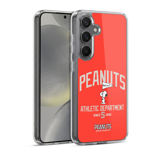 Peanuts Varsity Sports Snoopy Athletic Department Soft Gel Case for Samsung Galaxy S24 5G & MagSafe
