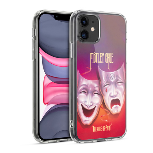 Motley Crue Albums Theater Of Pain Soft Gel Case for Apple iPhone 11