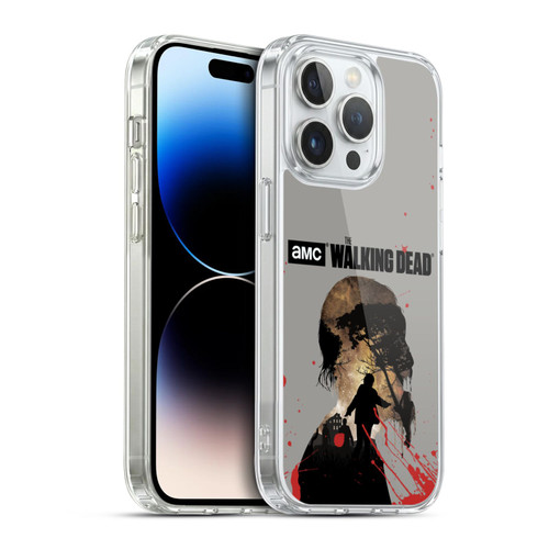 AMC The Walking Dead Silhouettes Walker Soft Gel Case for Apple iPhone 14 Pro & MagSafe