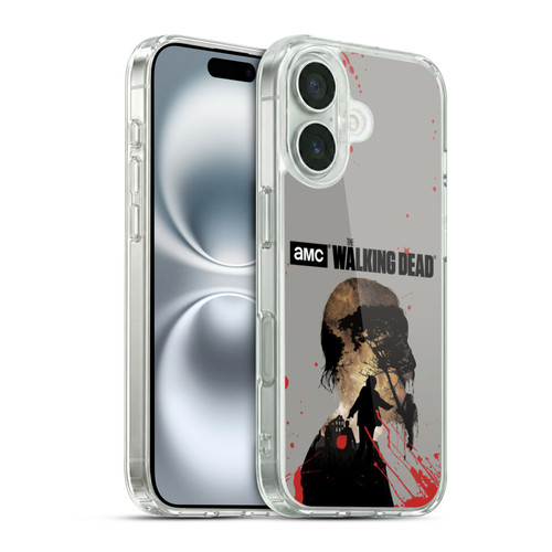 AMC The Walking Dead Silhouettes Walker Soft Gel Case for Apple iPhone 16 & MagSafe