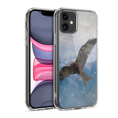 Simone Gatterwe Animals Flying Eagle Soft Gel Case for Apple iPhone 11