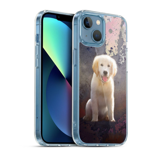 Simone Gatterwe Animals Golden Retriever Soft Gel Case for Apple iPhone 13 Mini & MagSafe