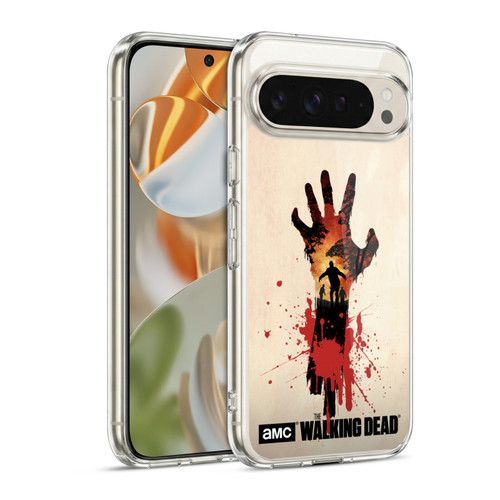AMC The Walking Dead Silhouettes Walker Hand Soft Gel Case for Google Pixel 9 / Pixel 9 Pro