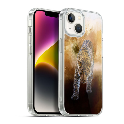 Simone Gatterwe Animals Russian Amur Leopard Soft Gel Case for Apple iPhone 14