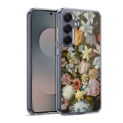 The National Gallery Art A Still Life Of Flowers In A Wan-Li Vase Soft Gel Case for Samsung Galaxy S25 & MagSafe