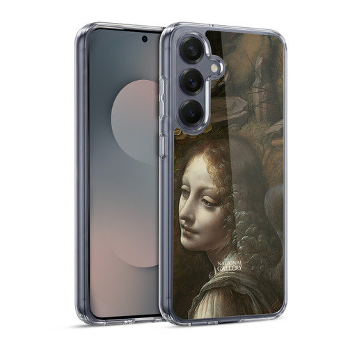 The National Gallery Art The Virgin Of The Rocks Soft Gel Case for Samsung Galaxy S25 & MagSafe