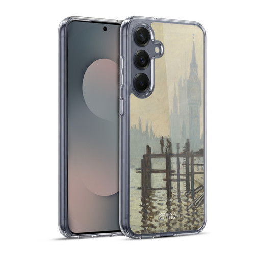 The National Gallery Art Monet Thames Soft Gel Case for Samsung Galaxy S25+ & MagSafe