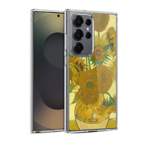 The National Gallery Art Sunflowers Soft Gel Case for Samsung Galaxy S25 Ultra & MagSafe