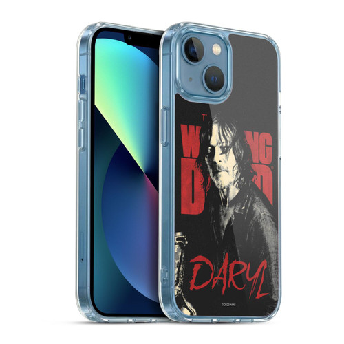 AMC The Walking Dead Season 10 Character Portraits Daryl Soft Gel Case for Apple iPhone 13 Mini & MagSafe