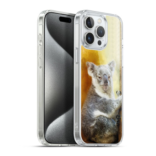 Simone Gatterwe Animals Koala Soft Gel Case for Apple iPhone 15 Pro Max & MagSafe