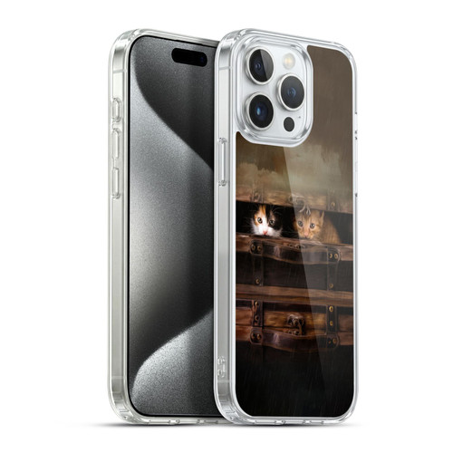 Simone Gatterwe Animals Little Cute Kitten Soft Gel Case for Apple iPhone 15 Pro Max & MagSafe