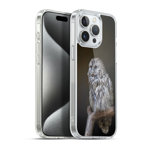 Simone Gatterwe Animals Lovely Cute Owl Soft Gel Case for Apple iPhone 15 Pro Max & MagSafe