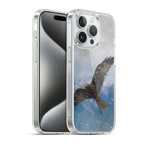 Simone Gatterwe Animals Flying Eagle Soft Gel Case for Apple iPhone 15 Pro & MagSafe