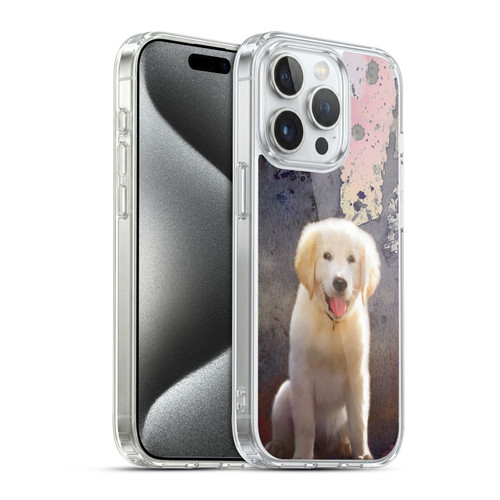 Simone Gatterwe Animals Golden Retriever Soft Gel Case for Apple iPhone 15 Pro & MagSafe