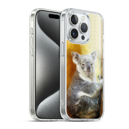 Simone Gatterwe Animals Koala Soft Gel Case for Apple iPhone 15 Pro & MagSafe