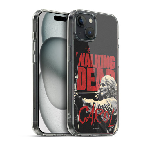 AMC The Walking Dead Season 10 Character Portraits Carol Soft Gel Case for Apple iPhone 15 Plus & MagSafe