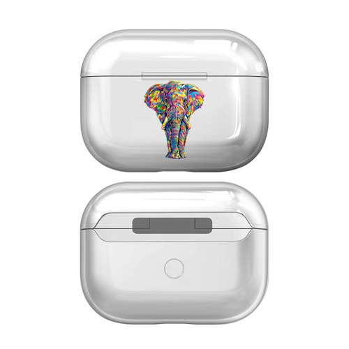 P.D. Moreno Animals Elephant Clear Hard Crystal Cover for Apple AirPods Pro Charging Case