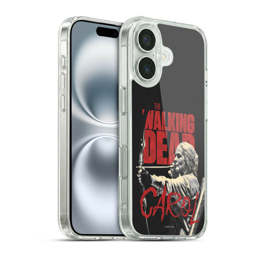 AMC The Walking Dead Season 10 Character Portraits Carol Soft Gel Case for Apple iPhone 16 & MagSafe