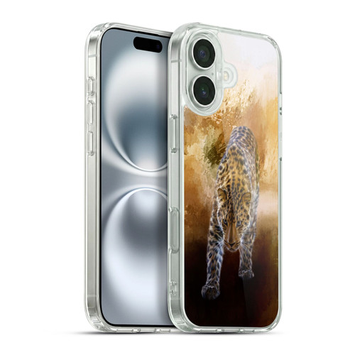 Simone Gatterwe Animals Russian Amur Leopard Soft Gel Case for Apple iPhone 16 Plus & MagSafe