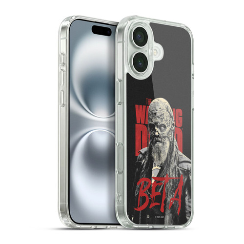 AMC The Walking Dead Season 10 Character Portraits Beta Soft Gel Case for Apple iPhone 16 Plus & MagSafe