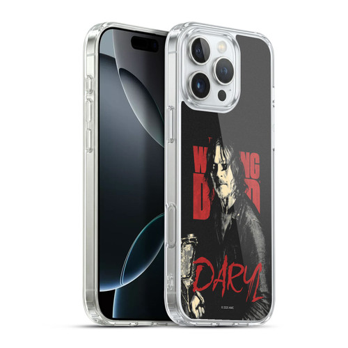 AMC The Walking Dead Season 10 Character Portraits Daryl Soft Gel Case for Apple iPhone 16 Pro Max & MagSafe