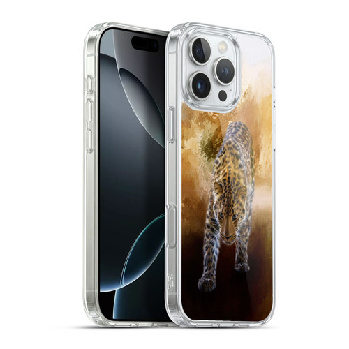 Simone Gatterwe Animals Russian Amur Leopard Soft Gel Case for Apple iPhone 16 Pro Max & MagSafe