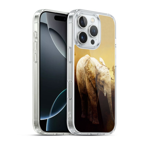 Simone Gatterwe Animals Elephant Calf Soft Gel Case for Apple iPhone 16 Pro & MagSafe
