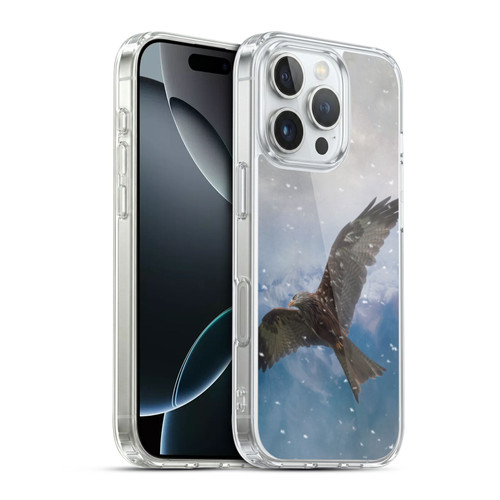 Simone Gatterwe Animals Flying Eagle Soft Gel Case for Apple iPhone 16 Pro & MagSafe