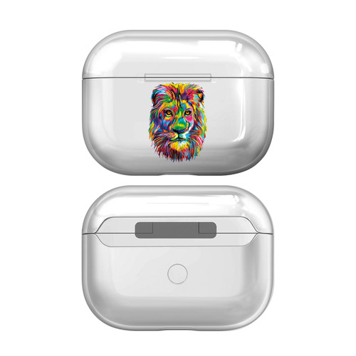 P.D. Moreno Animals Lion Clear Hard Crystal Cover for Apple AirPods Pro Charging Case