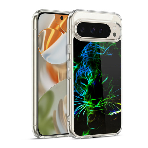 Simone Gatterwe Animals Neon Leopard Soft Gel Case for Google Pixel 9 / Pixel 9 Pro