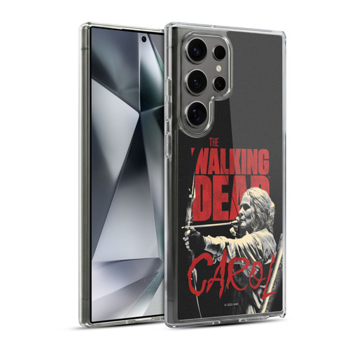 AMC The Walking Dead Season 10 Character Portraits Carol Soft Gel Case for Samsung Galaxy S24 Ultra 5G & MagSafe