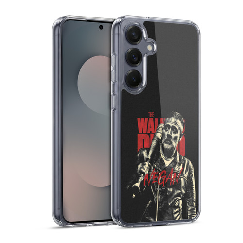 AMC The Walking Dead Season 10 Character Portraits Negan Soft Gel Case for Samsung Galaxy S25 & MagSafe