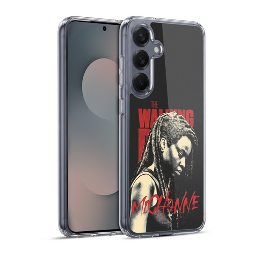 AMC The Walking Dead Season 10 Character Portraits Michonne Soft Gel Case for Samsung Galaxy S25+ & MagSafe